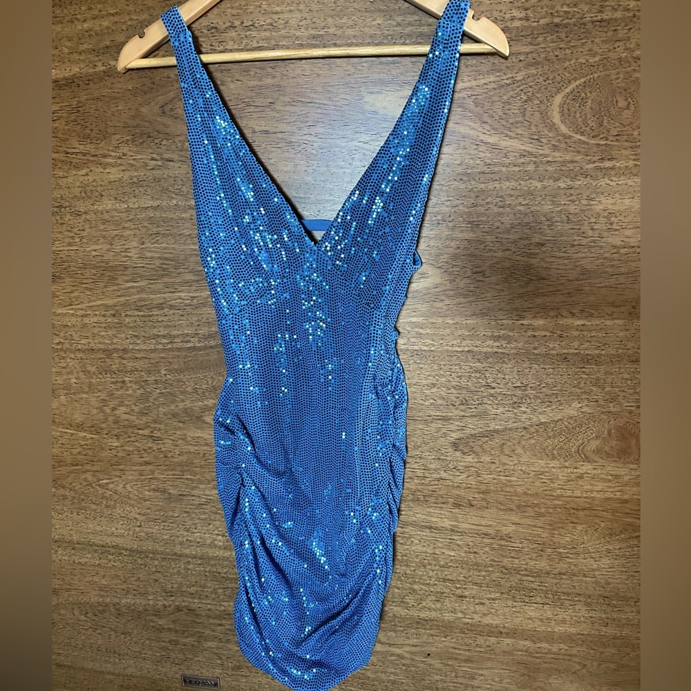 Small Blue Urban Outfitters sequin Dress